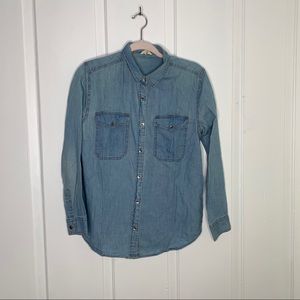 Forever 21 Denim Shacket shirt Jacket